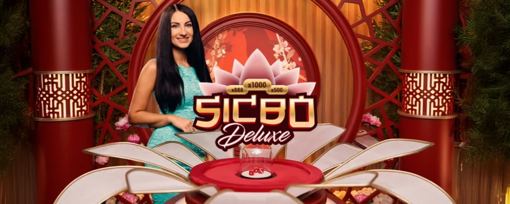 fiz a bet Sic Bo Deluxe ao Vivo